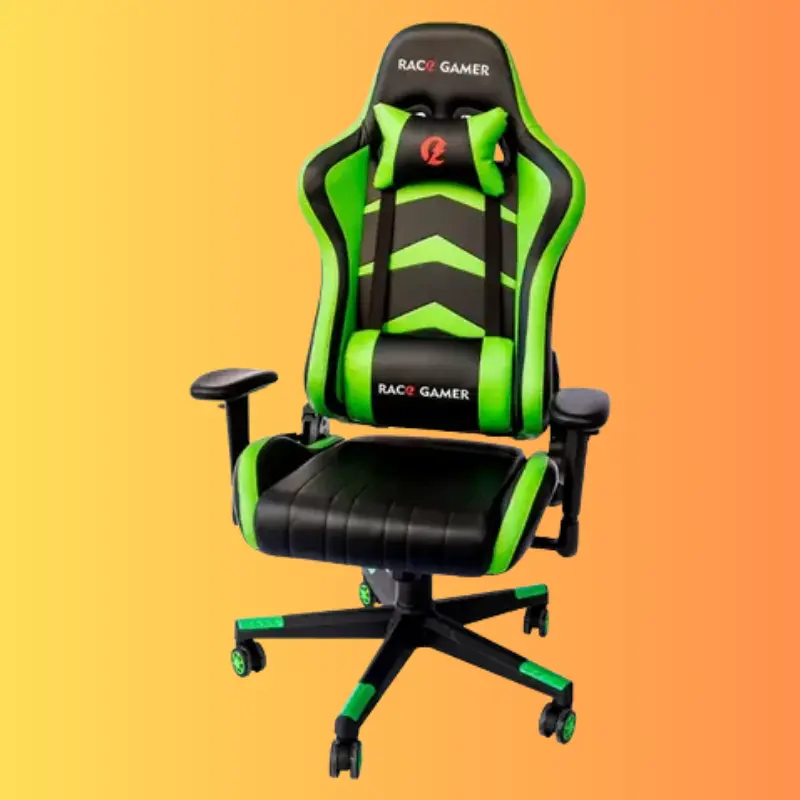 Top 16 cadeiras Gamer 2025- Cadeira Escritório Gamer Ergonômica Giratória Reclinável Verde Mxrace Gamer — Conforto Premium para Longas Jornadas
