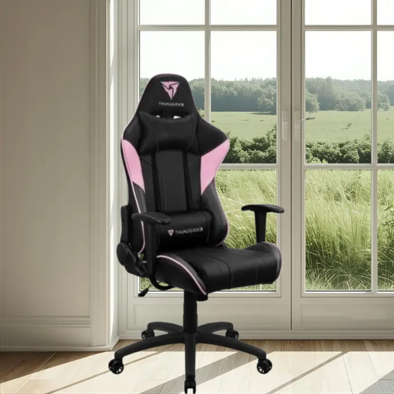 Top 16 Cadeiras Gamer 2025: A Cadeira Gamer EC3 ThunderX3 Rosa