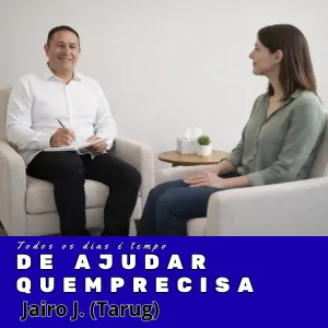 Imagem do Terapeuta emocional dando uma consulta para uma pessoa com Burnout