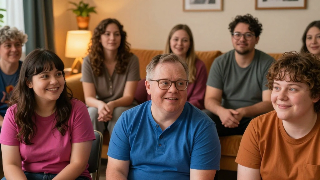 Grupo de pessoas com síndrome de tourette